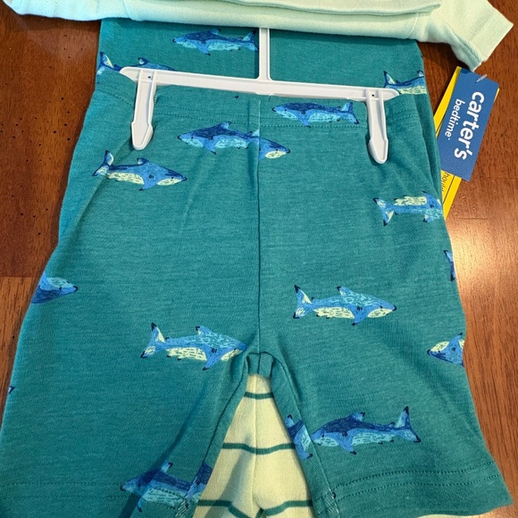 Carters Pajamas Toddler Boys 2T 2 Sets Cotton Shark Design NEW WITH TAGS - Picture 4 of 6